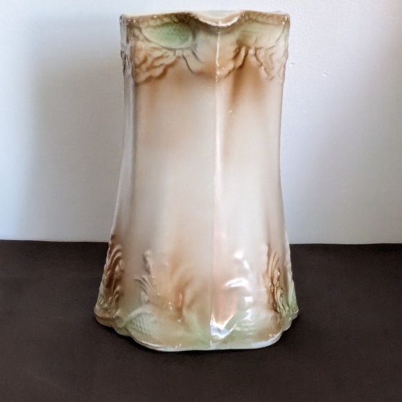 Tofts Antique Pitcher w/Pewter Lid, Victorian Pitcher, Tofts 19th Century - Picture 6 of 13